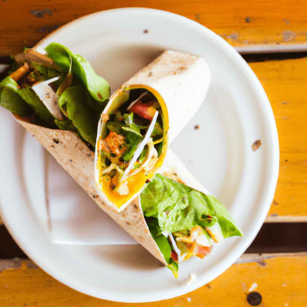 Summer Tofu Wrap