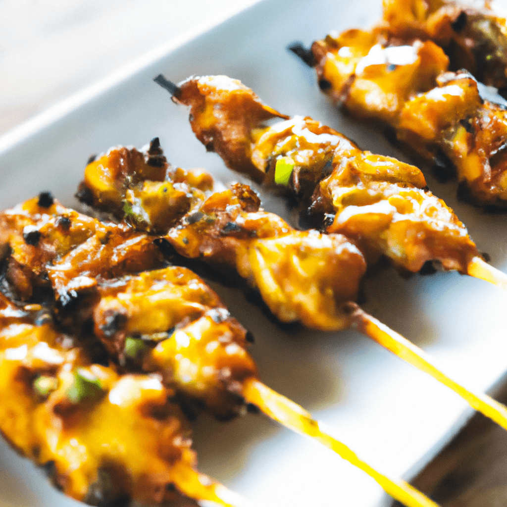 Delicious homemade Homemade Hot Honey Chicken Skewers