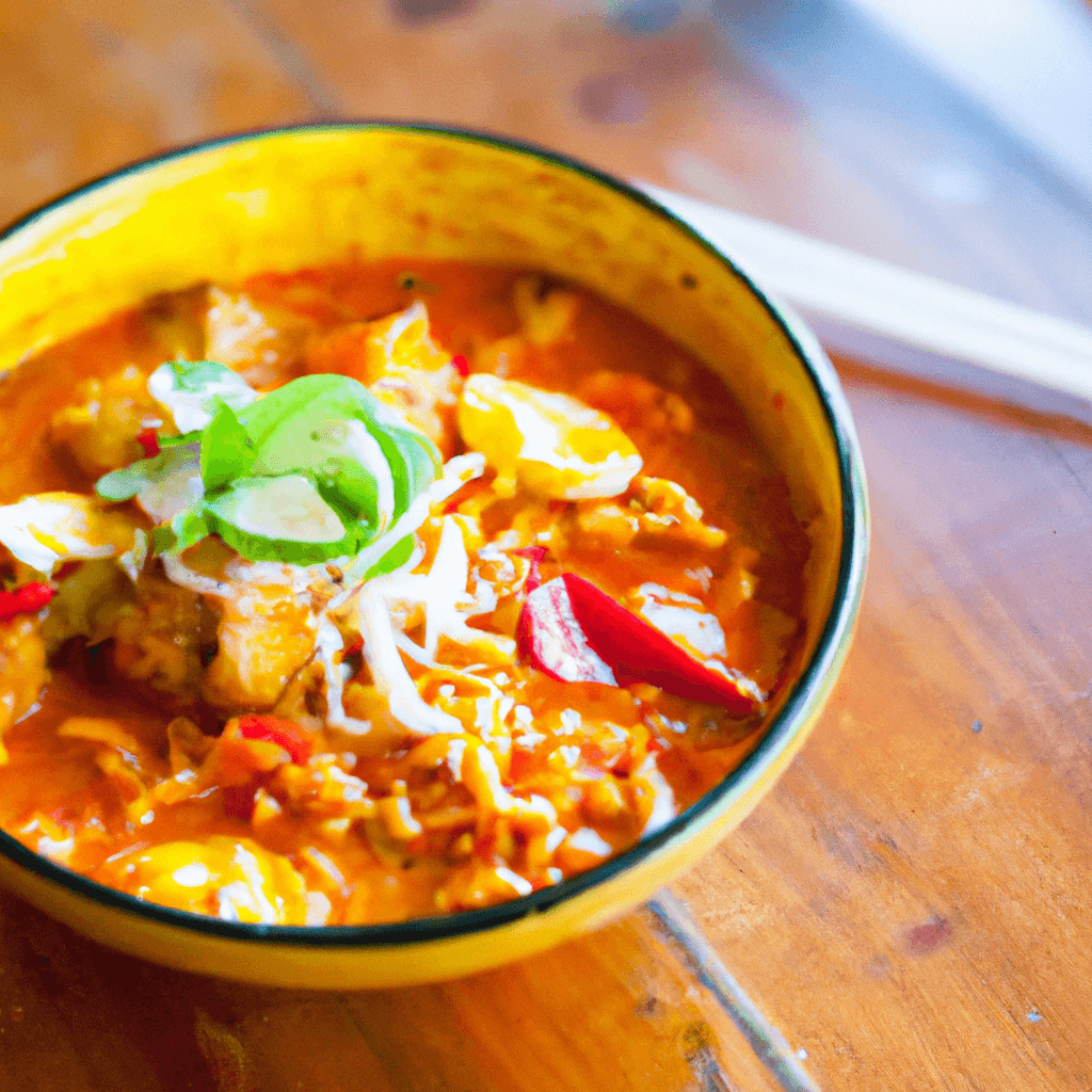Delicious homemade Homemade Red Thai Curry Ramen - medium recipe with step-by-step instructions