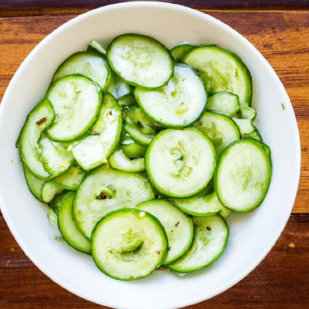 Delicious homemade Homemade Cucumber Salad