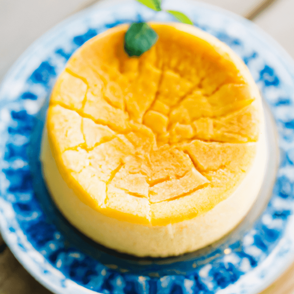 Delicious homemade Homemade No Bake Japanese Cheesecake