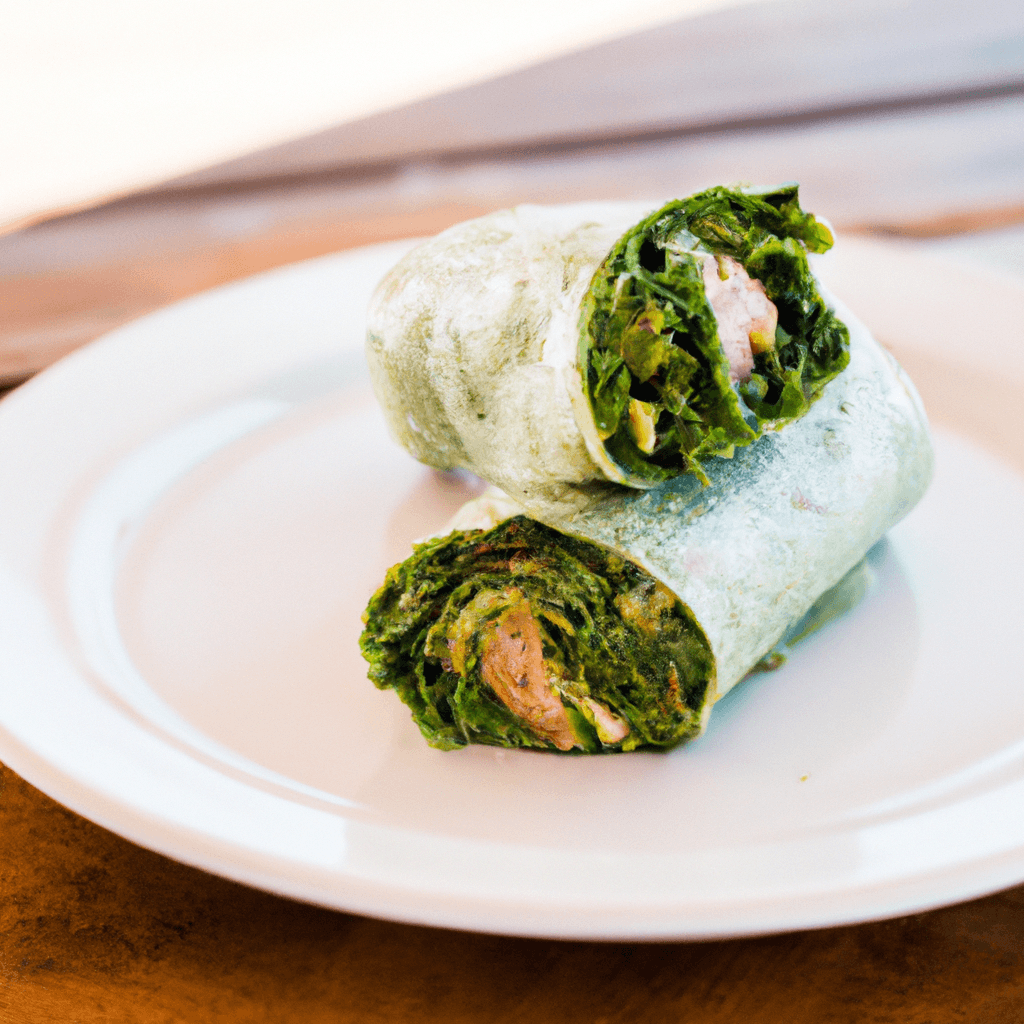 Summer Spinach Wrap