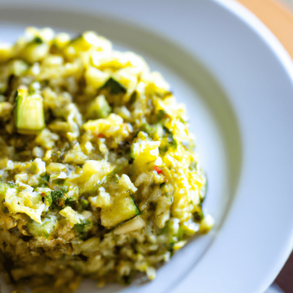 No Cook Zucchini Rice
