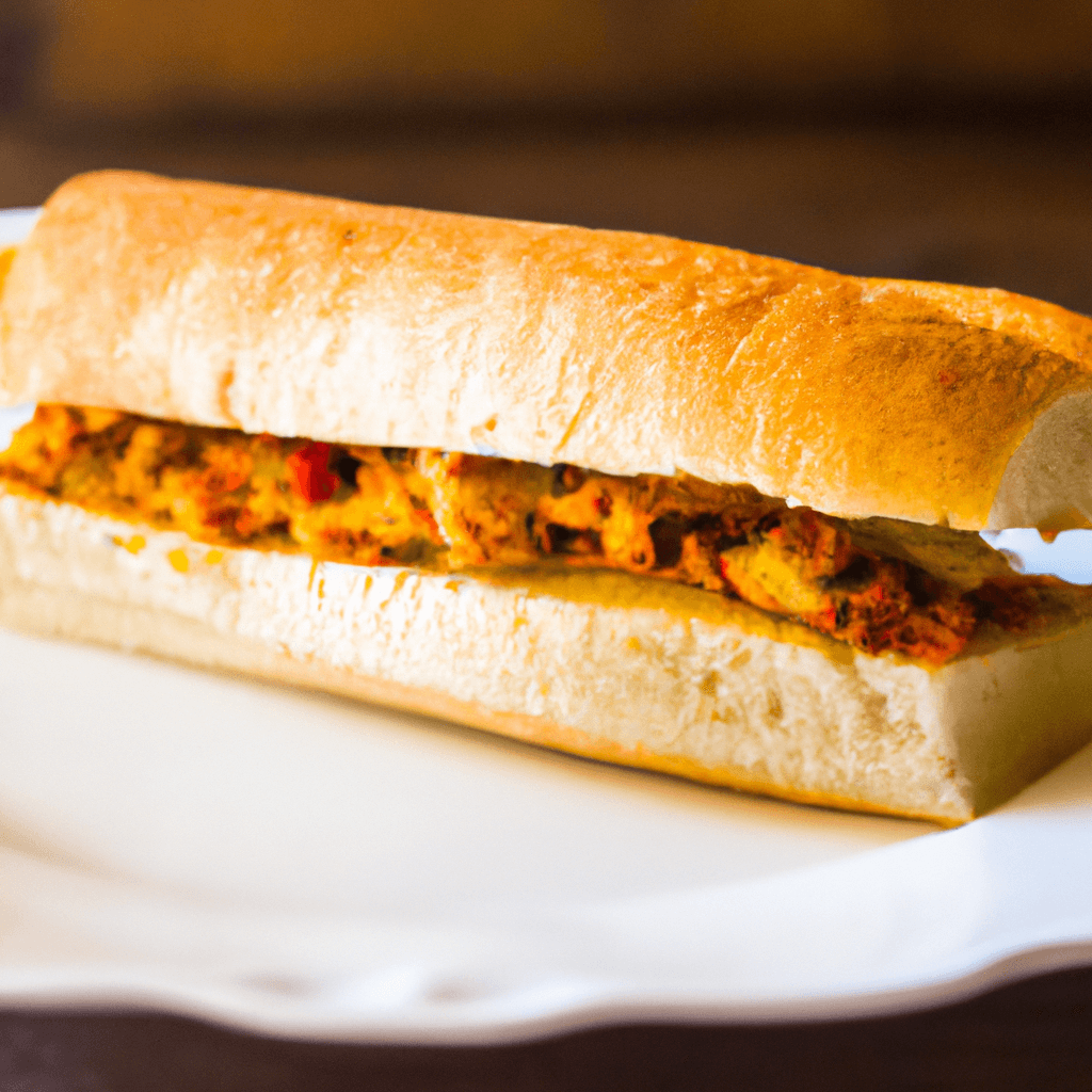 No Cook Pasta Sandwich